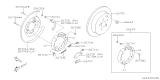 Diagram for Subaru Brake Dust Shields - 26704FJ002
