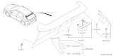 Diagram for 2018 Subaru Crosstrek Spoiler - 96031FL000NN