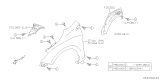 Diagram for 2021 Subaru Crosstrek Fender - 57120FL0609P