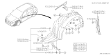 Diagram for Subaru Crosstrek Wheelhouse - 59110FL050