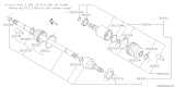 Diagram for 2014 Subaru Outback CV Boot - 28423AG00A