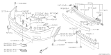 Diagram for 2005 Subaru Legacy Fog Light Cover - 57731AG81ABH