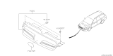 Diagram for 2005 Subaru Legacy Grille - 91121AG07A