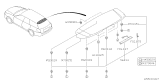 Diagram for Subaru Spoiler - 96031AG01ANN