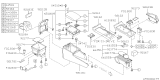Diagram for Subaru Cup Holder - 66155AG02A