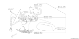 Diagram for 2005 Subaru Outback Mirror Cover - 91054AG00ARO