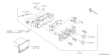 Diagram for 2008 Subaru Legacy Blower Control Switches - 72340AG000