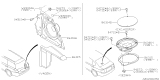 Diagram for 2005 Subaru Legacy Car Speakers - 86301AG96A