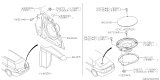 Diagram for 2005 Subaru Outback Car Speakers - 86301AG96A