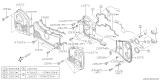 Diagram for 2008 Subaru Impreza WRX Timing Cover - 13574AA094