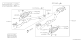 Diagram for 2006 Subaru Legacy Exhaust Pipe - 44620AA36A