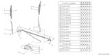 Diagram for Subaru GL Series Wiper Arm - 86532GA610