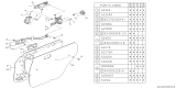 Diagram for Subaru GL Series Door Handle - 60162GA530