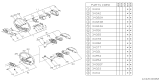Diagram for Subaru Loyale Steering Column Cover - 31161GB060