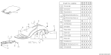 Diagram for Subaru GL Series Wheelhouse - 59111GA110