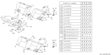 Diagram for 1993 Subaru Loyale Seat Cover - 64196GA651LR