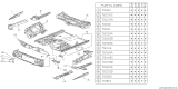 Diagram for Subaru Floor Pan - 52122GA680