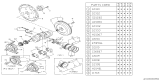 Diagram for Subaru Loyale Crankshaft Pulley - 12305AA001