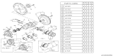 Diagram for 1990 Subaru Loyale Crankshaft Pulley - 12305AA001