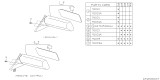 Diagram for Subaru GL Series Car Mirror - 91076GA670