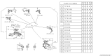 Diagram for 1994 Subaru Loyale Ignition Lock Cylinder - 83121GA920