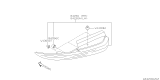 Diagram for Subaru Bumper Reflector - 84281XA00A