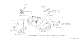 Diagram for Subaru Air Bag Control Module - 98221XA04A