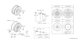 Diagram for 2006 Subaru Tribeca Spare Wheel - 28111XA00A