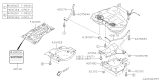 Diagram for Subaru Tribeca Fuel Tank Strap - 42017XA01A