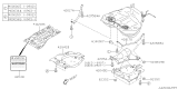 Diagram for 2010 Subaru Tribeca Fuel Tank Skid Plate - 42045XA01A