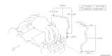 Diagram for 2012 Subaru Tribeca Crankcase Breather Hose - 11815AC590