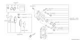 Diagram for 2011 Subaru Tribeca Brake Caliper Bracket - 26625XA01A