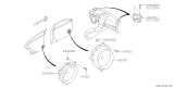 Diagram for Subaru Legacy Car Speakers - 86301AL62A