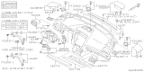 Diagram for 2016 Subaru Outback Steering Column Cover - 66241AL02A