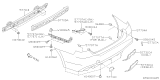 Diagram for Subaru Outback Bumper - 57704AL18A