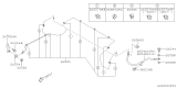Diagram for Subaru Brake Tubing Clips - 26556AL100