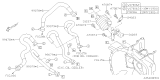 Diagram for 2015 Subaru Legacy Automatic Transmission Oil Cooler Hose - 99079AA250