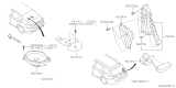 Diagram for Subaru Legacy Car Speakers - 86301AL75A