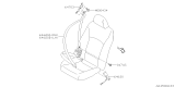 Diagram for Subaru Seat Belt - 64621AL00AWM