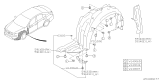 Diagram for Subaru Wheelhouse - 59110AL02B