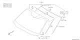 Diagram for Subaru Windshield - 65009AL17D