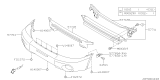 Diagram for Subaru Forester Bumper - 57703SA020MC