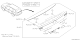 Diagram for 2003 Subaru Forester Emblem - 91174SA001