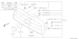 Diagram for Subaru Forester Emblem - 91174SA000