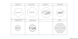 Diagram for 2006 Subaru Legacy Wheel Cover - 28821AG090