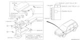 Diagram for 2006 Subaru Forester Relay Block - 82231SA500