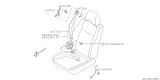 Diagram for 2003 Subaru Forester Seat Belt - 64621SA000ES