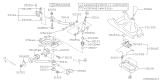 Diagram for 2005 Subaru Forester Automatic Transmission Shift Levers - 35011FC030