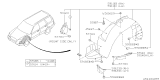Diagram for 2006 Subaru Forester Wheelhouse - 59110SA012