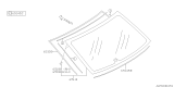 Diagram for 2014 Subaru Legacy Windshield - 65109AJ10A